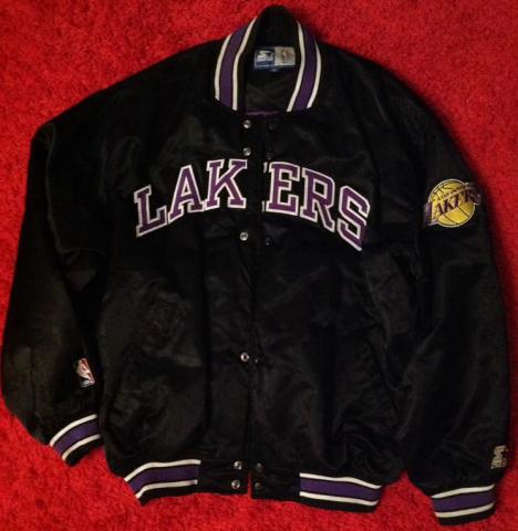 Blouson STARTER LAKERS Los Angeles  Noir taille XL
