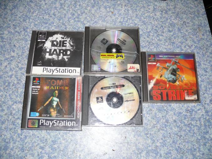 PS1, avec jeux