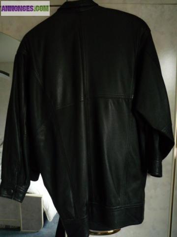 Veste 3/4 cuir