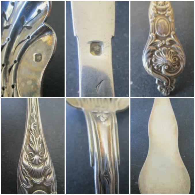 Saupoudreuse Argent Massif poinçon Minerve 1er Titre , 50 g