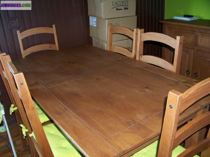 Salle à manger + buffets en pin massif