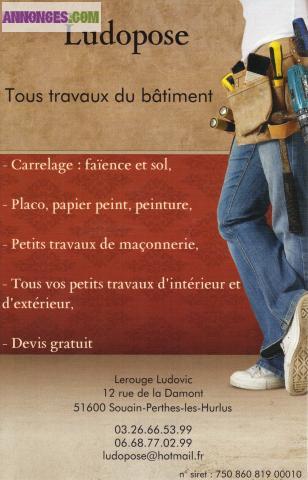 Tout travaux du batiment