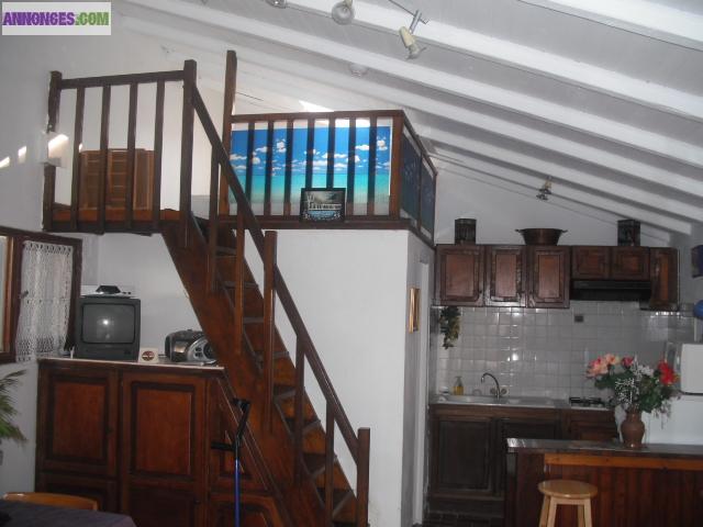 Location d'une maisonette genre studio
