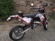 Ktm exc 125 enduro equipée supermotard