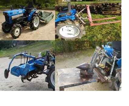 MICRO-TRACTEUR 4X4 ISEKI TX 15 10 CARBURANT:DIESEL