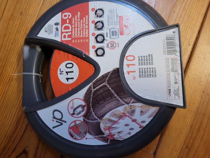 Chaines à neige neuve