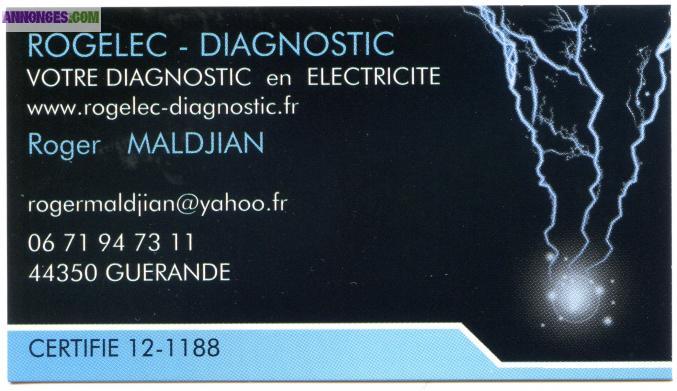 DIAGNOSTIQUEUR ELECTRICITE
