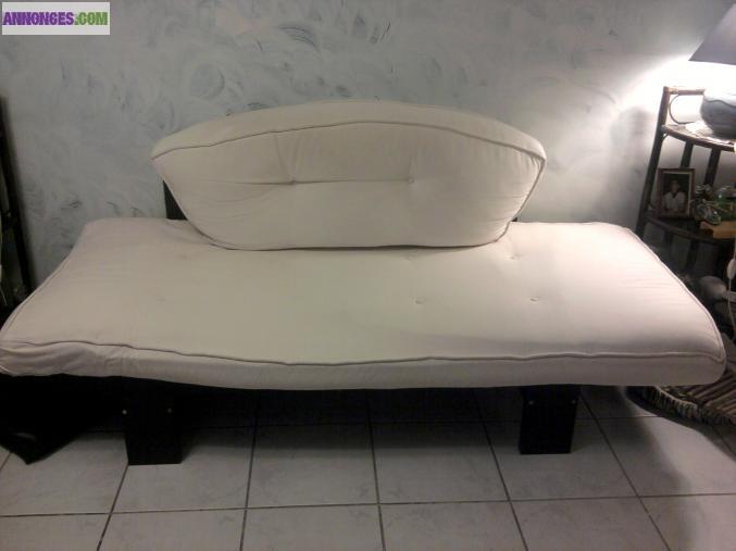 Canapé/banquette écru multipositions