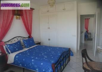 LOCATION MEUBLEE D'UN COQUET APPT DS UNE RESIDENCE DE PRESTIGE SUR FES MAROC