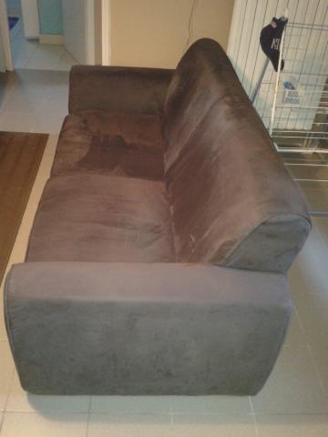 Canapé Fixe Tissus Anthracite