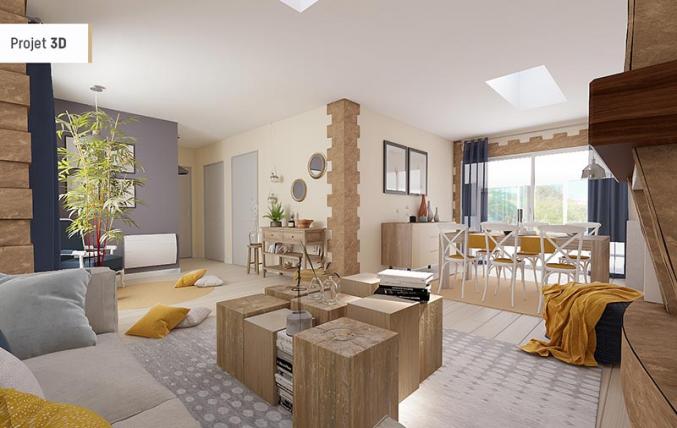 Maison de 131 m2, 4 chambres, terrain 655 m2