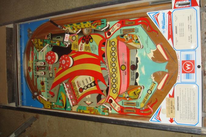 Superbe flipper Williams Argosy de 1977