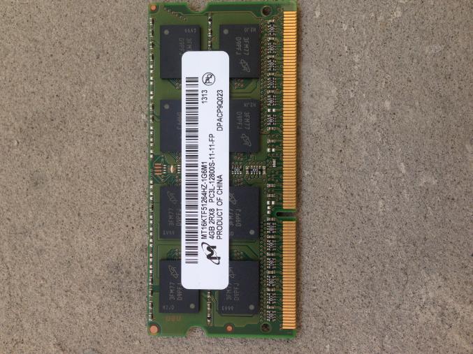 Ram 4gb 2rx8 pc3l 12800s