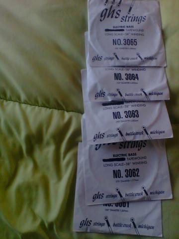 Cordes de guitare basse