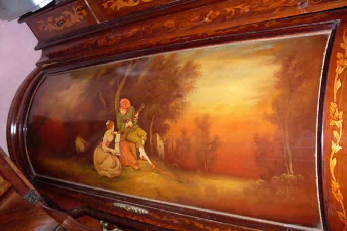 SECRETAIRE avec PEINTURE