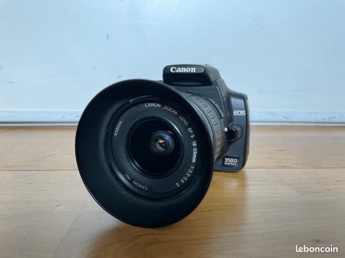 Appareil photo eos350D + flash offert prix negociable