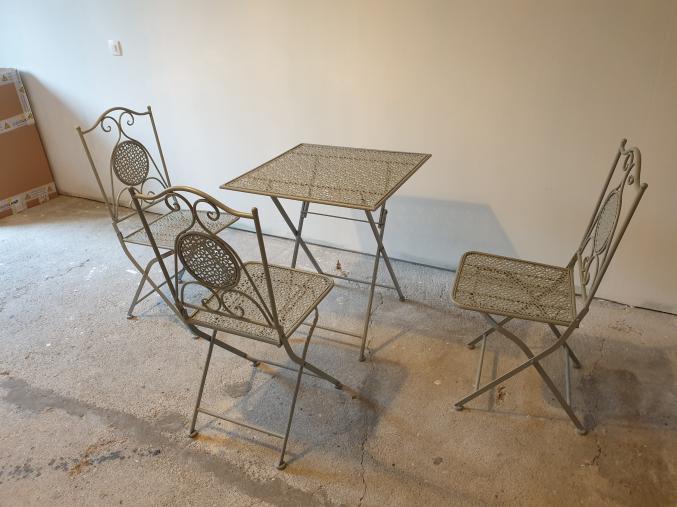 Salon jardin fer forgé