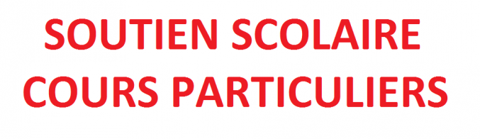Cours particuliers/Soutien scolaire