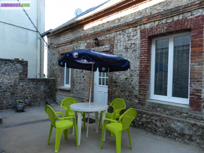 Yport gîte face à la mer