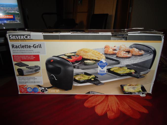 Raclette-gril de la marque Silver Crest: