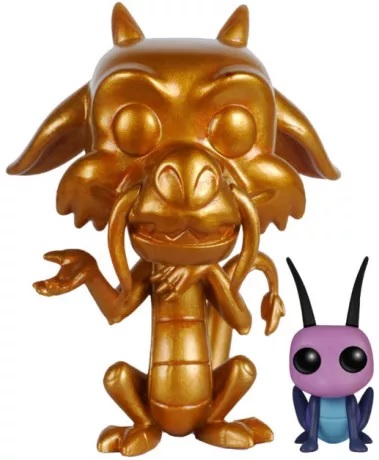 FUNKO POP MUSHU ET CRICKET VERSION OR