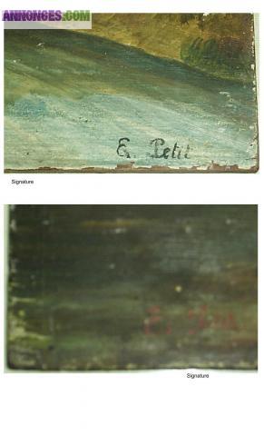 Tbleaux dans l'état E PETIT