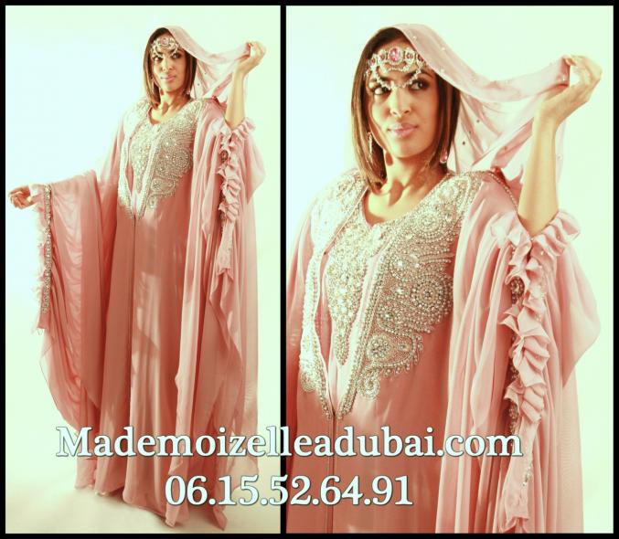Robe dubai abaya caftan djellaba jilaba en Gros et Détail