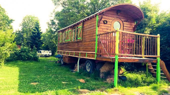 Nuitees en roulotte ou chalet