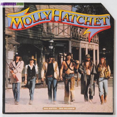 DISQUE VINYLE MOLLY HATCHET "NO GUTS NO GLORY"