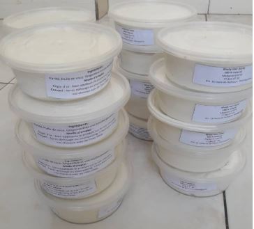 Crème raffinée à base de beurre de karité