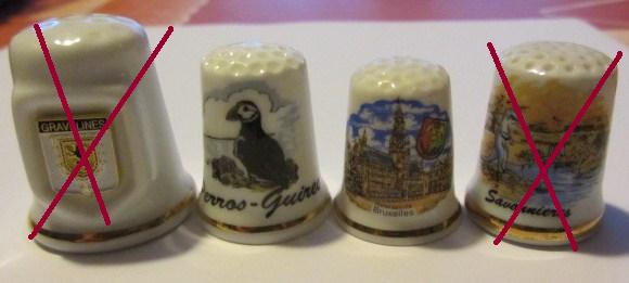 Des a coudre de collection  lot  6