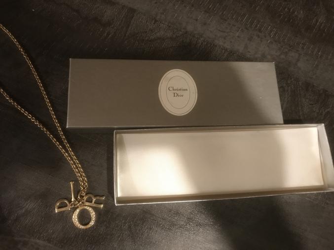 Pendentif Dior abécédaire strass ORIGINAL