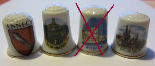 Des a coudre de collection  lot 2