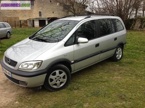 Opel zafira 2.0l tdi modèle élégance