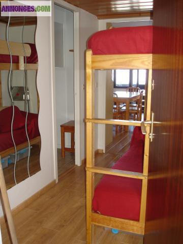 Risoul 1850 été,hiver, 6 couch. pied des pistes