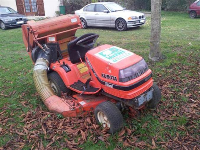 Tondeuse autoporte kubota