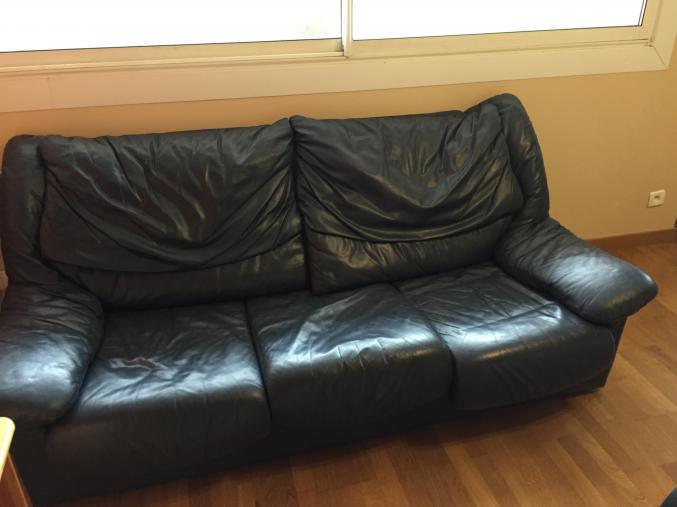 Canapé en cuir