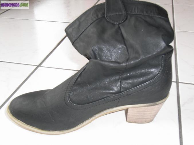 BOTTINES NOIRES