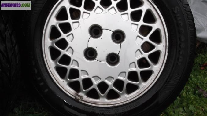 Lot 5 roues jantes alu