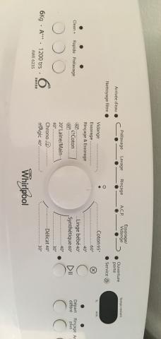 Lave Linge  WHIRLPOOL 