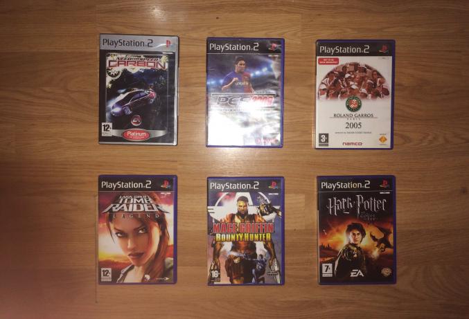 Lot de 6 Jeux PS2