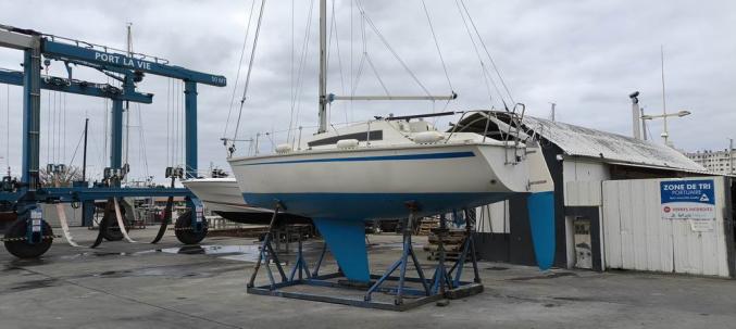 Voilier Jouet 7,60 quillard année 1985