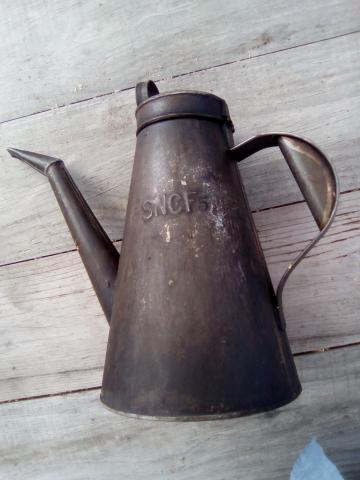 SNCF burette d huile 1900