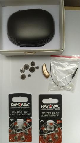 Appareil auditif 6 canaux avec réducteur de bruits parasites + piles