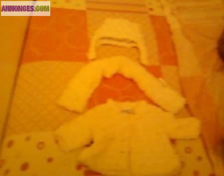 Veste souple blanche 1 mois