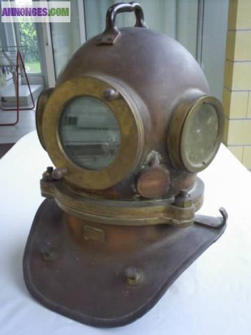 Antiquite de marine et de scaphandrier