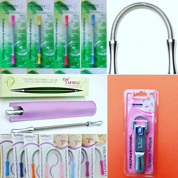 Déstockage épilateur facial en acier inoxydable