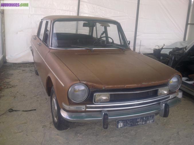 Simca 1301 S à restaurer