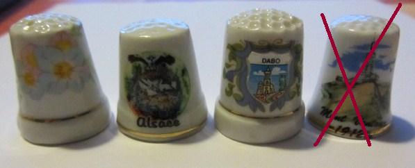 Des a coudre de collection  lot 2