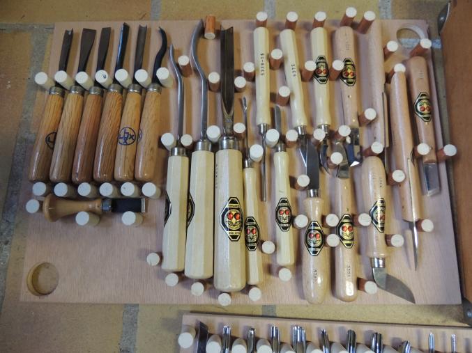 Coffret outils de sculpteur